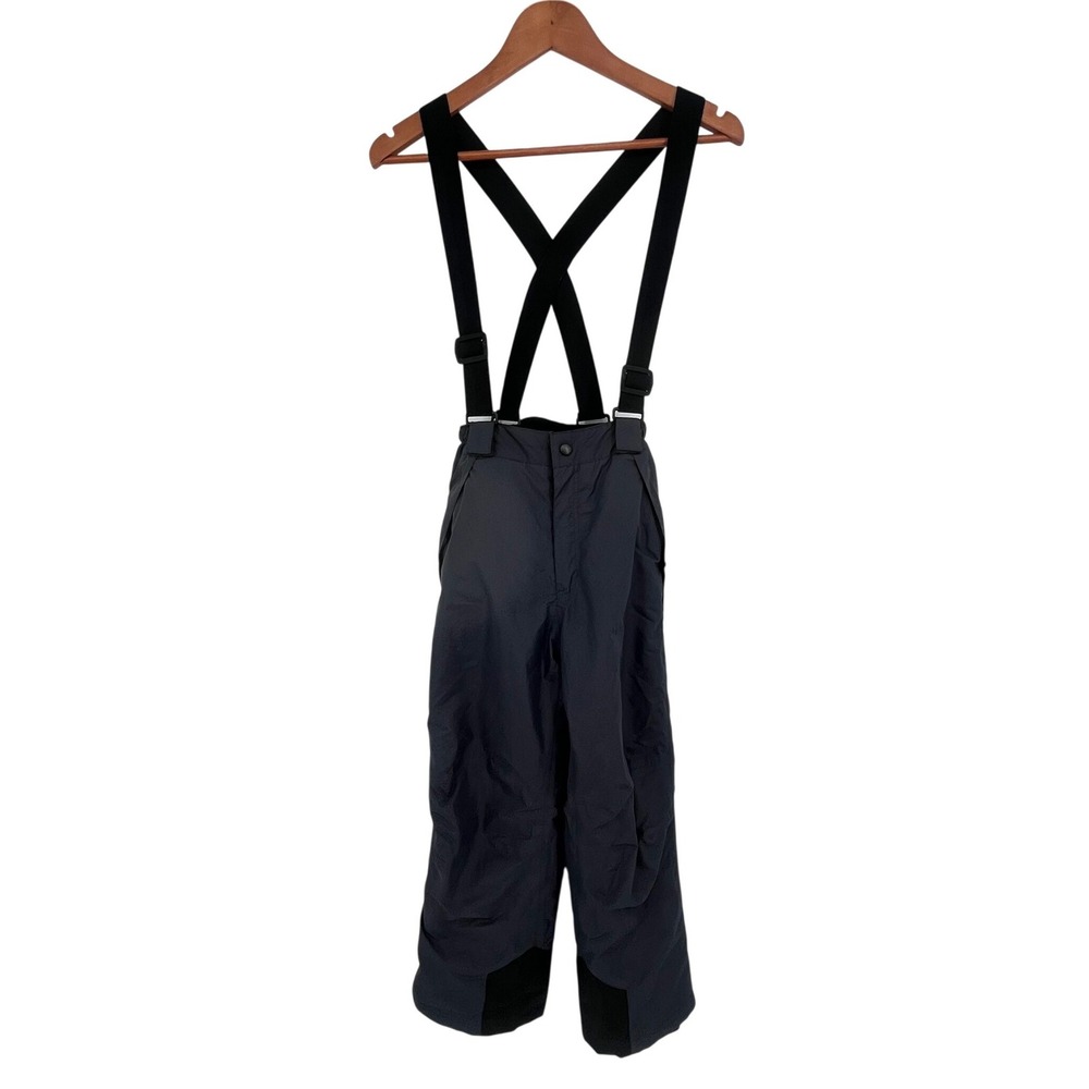 Crane Kids Snow Bib Pants‎ Insulated Waterproof Ski Snowboard Black Size 9-10